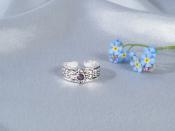 Indian toe ring „Anuja“